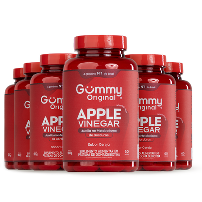 6 Gummy® Vinagre de Maçã - 180 g