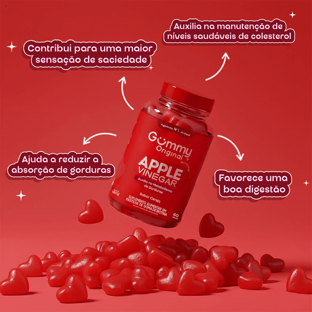 Gummy® Vinagre de Maçã - 180 g