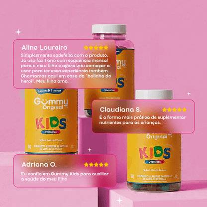 Gummy Kids Vitamin® - Mix Frutas 180 g
