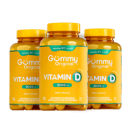 Gummy® Vitamina D Abacaxi - 90 g