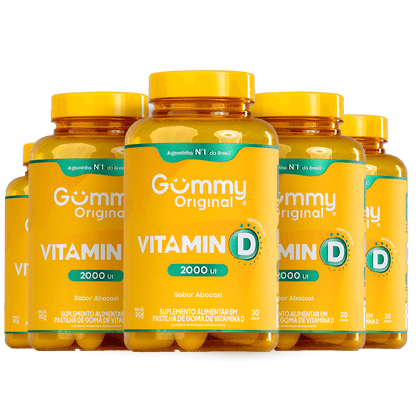 Gummy® Vitamina D Abacaxi - 90 g