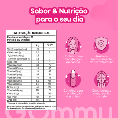 Gummy Hair® - Tutti-Frutti 180 g